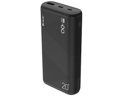 Powerbank Amos 20000mAh QC3.0-PD20W BK czarny