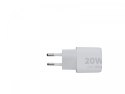 Ładowarka ścienna Ultra GaN2 20W USB-C PD,USB-A QC 3.0 Biała