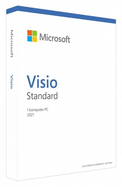 Visio Standard 2021 PL 32-bit/x64 Medialess Box D86-05965