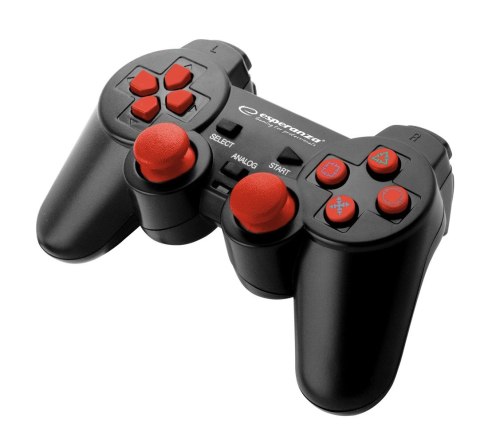 GAMEPAD PS3/PC USB TROOPER CZARNO/CZERWONY