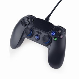 Gamepad przewodowy PC/PS4 czarny