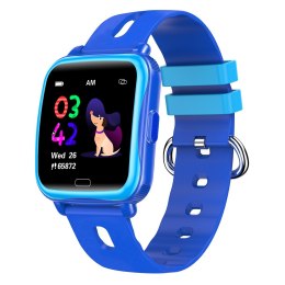 Dziecięcy smartwatch BT Denver z pomiarem niebieski