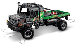 LEGO 42129 Sterowana przez aplikację ciężarówka Mercedes-Benz Zetros z napędem na 4 koła