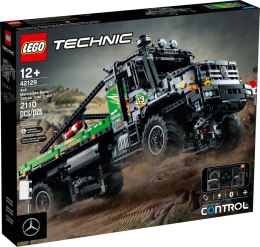 LEGO 42129 Sterowana przez aplikację ciężarówka Mercedes-Benz Zetros z napędem na 4 koła