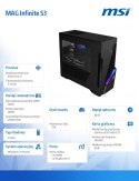 Komputer MAG Infinite S3 13NUD-8 32EU i7-13700K/16GB/1TB/W11H