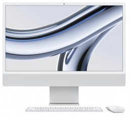 IMac 24 cale: M3 8/8, 8GB, 256GB SSD - Srebrny