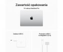 MacBook Pro 14,2 cali: M3 8/10, 8GB, 1TB - Srebrny