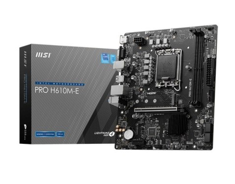 Płyta główna PRO H610M-E s1700 2DDR5 HDMI M.2 mATX