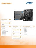 Płyta główna PRO H610M-E s1700 2DDR5 HDMI M.2 mATX