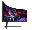 Samsung Monitor 57 cali G95NC VA 7680x2160 DUHD 32:9 3xHDMI 1xDP 2xUSB 3.0 KVM 1ms 240Hz HAS Gaming zakrzywiony 3Yd2d