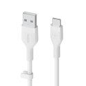 BELKIN KABEL USB-A - USB-C SILICONE 2M BIAŁY