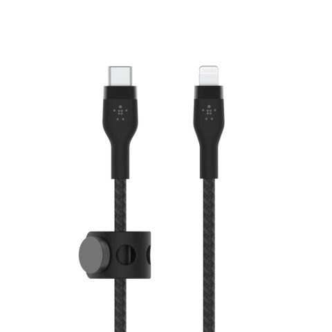 Kabel Belkin BoostCharge Pro Flex USB-C Cable with Lightning Connector 2m Silicone oplot Black