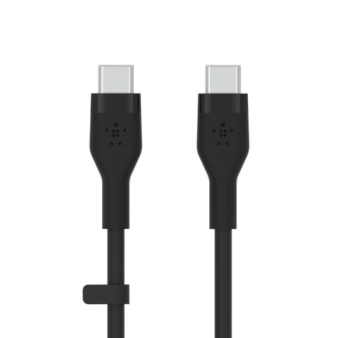 BELKIN KABEL USB-C - USB-C 2.0 SILICONE 1M CZARNY