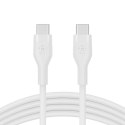 BELKIN KABEL USB-C - USB-C 2.0 SILICONE 2M BIAŁY