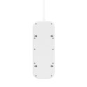 BELKIN LISTWA ZASILAJĄCA 6-PORTS + 1XUSB-A/C 650J