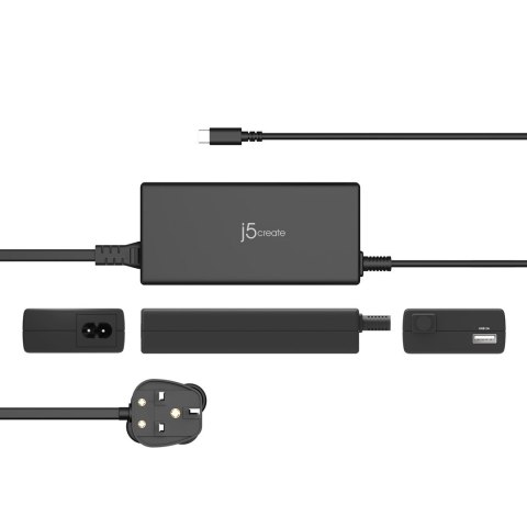 Ładowarka sieciowa j5create 100W PD USB-C Super Charger - EU (1xUSB-C 1xUSB3.0; kolor biały) JUP2290C-EN