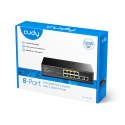 Switch CUDY FS1010P 8-Port 10/100M PoE+ 120W 2xUplink