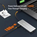 Stacja dokująca j5create USB4 8K Multi-Port Hub 1x8K HDMI/2xUSB3.2/2xUSB-C/RJ45 2.5G srebrna JCD403-N