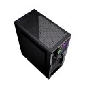 GEMBIRD OBUDOWA FORNAX 2500 MIDI-TOWER (1X USB 3.0, 2X USB 2.0, HD AUDIO, SZKLANY PANEL BOCZNY) CZARNA