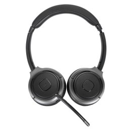 Targus AEH104GL słuchawki/zestaw słuchawkowy Przewodowy i Bezprzewodowy Opaska na głowę Połączenia/muzyka USB Type-C Bluetooth C