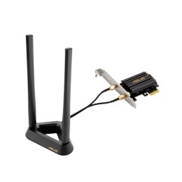 Karta sieciowa Asus PCE-AXE59BT PCI-E WiFi 6E (802.11ax), 6GHz, Bluetooth 5.2, WPA3, OFDMA, MU-MIMO