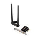 Karta sieciowa Asus PCE-AXE59BT PCI-E WiFi 6E (802.11ax), 6GHz, Bluetooth 5.2, WPA3, OFDMA, MU-MIMO