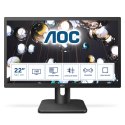 Monitor AOC 22E1D (21,5"; TN; FullHD 1920x1080; HDMI, VGA; kolor czarny)