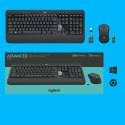 Zestaw klawiatura + mysz membranowa Logitech MK540 920-008685 (USB; kolor czarny; optyczna; 1000 DPI)