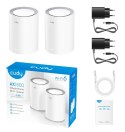 M3000_W(2-Pack) Wi Fi Mesh AX3000 2.5GE