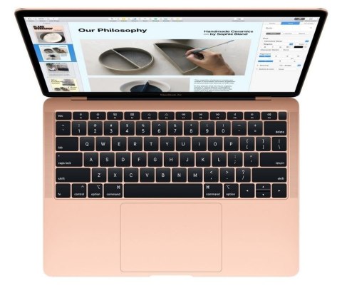 MacBook Air 13,3 cali: M1 8/7, 16GB, 512GB - Złoty - MGND3ZE/A/R1/D1