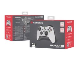 NATEC GAMEPAD GENESIS GAMEPAD MANGAN 400 (PC/SWITCH/MOBILE; BEZPRZEWODOWY, BIAŁY) NJG-2101