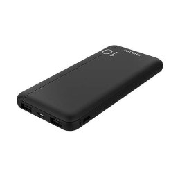 Powerbank 10.000 mAh 2xUSB 5V 2.1A czarny