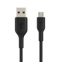 BELKIN KABEL USB A-MICROUSB, PVC, 1M, CZARNY