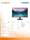 Monitor 275S9JML 27 cali VA HDMI DP Pivot Głośniki