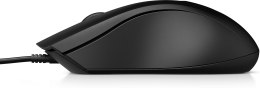 Mysz HP Wired Mouse 100 przewodowa czarna 6VY96AA