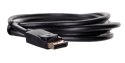 Kabel SAVIO CL-137 (DisplayPort M - DisplayPort M; 3m; kolor czarny)