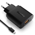 PA-T9 ładowarka sieciowa 1xUSB Quick Charge 3.0 3A 19.5W