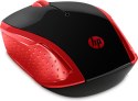 Mysz HP Wireless Mouse 200 Empress Red bezprzewodowa czerwono-czarna 2HU82AA