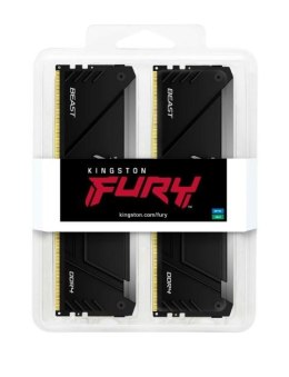 Pamięć DDR4 Fury Beast RGB 16GB(2* 8GB)/3733 CL19