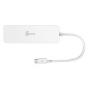 Stacja dokująca j5create USB-C Multi-Port Hub with Power Delivery 1xHDMI/2xUSB 3.1/1xUSB-C/Card Reader/1x3.5mm audio/mic combo j