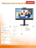 Monitor 23.8 ThinkCentre Tiny-in-One 24 Gen 5 WLED with Webcam 12NAGAT1EU