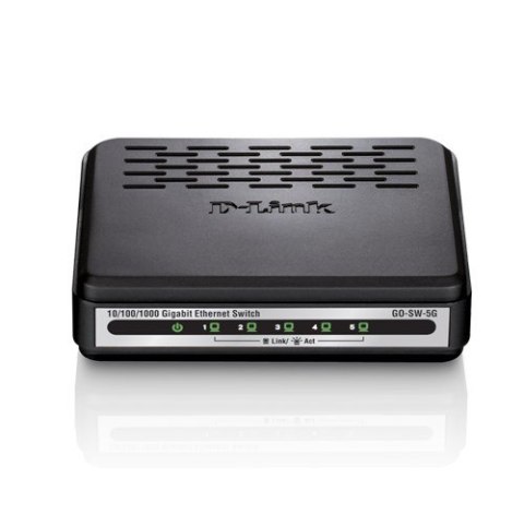 Switch D-Link GO-SW-5G/E (5x 10/100/1000Mbps)