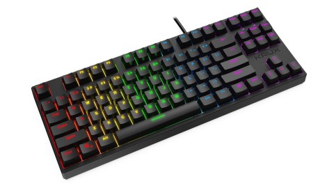 Klawiatura gamingowa Krux Atax RGB Outemu Blue