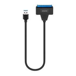 SAVIO ADAPTER SATA (F) - USB-A 3.1 GEN 1 (M) DO DYSKÓW 2.5