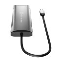 Stacja dokująca j5create 4K60 Elite USB-C 10Gbps Travel Dock 1x4K HDMI/2xUSB 3.1/1xUSB-C/1xRJ45 Gigabit; kolor srebrny JCD392-N