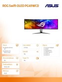 Monitor ROG Swift 49 cali PG49WCD OLED