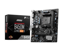 Płyta główna B450M-A PRO MAX II AM4 2DDR4 DVI/HDMI mATX