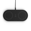 Ładowarka bezprzewodowa Belkin BoostCharge Dual Wireless Charging Pads Qi-compatible 15W Black