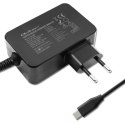 QOLTEC ŁADOWARKA GAN POWER PRO | 1XUSB-C | 90W | 5-20V | 3-4.5A | CZARNA