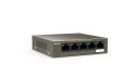 Switch PoE Tenda TEG1105P-4-63W (5x 10/100/1000Mbps)